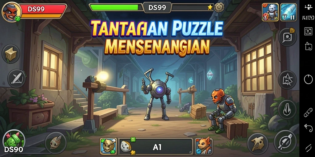 Tampilan gameplay DS99 yang menantang dan menarik di kategori Puzzle.
