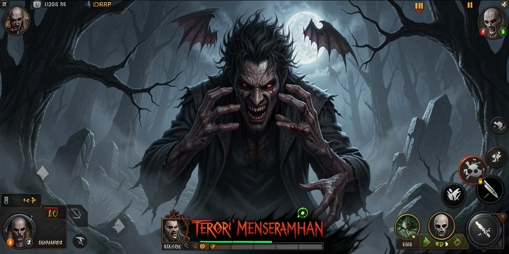 Tampilan menyeramkan dari gameplay IDRRP yang penuh ketegangan.