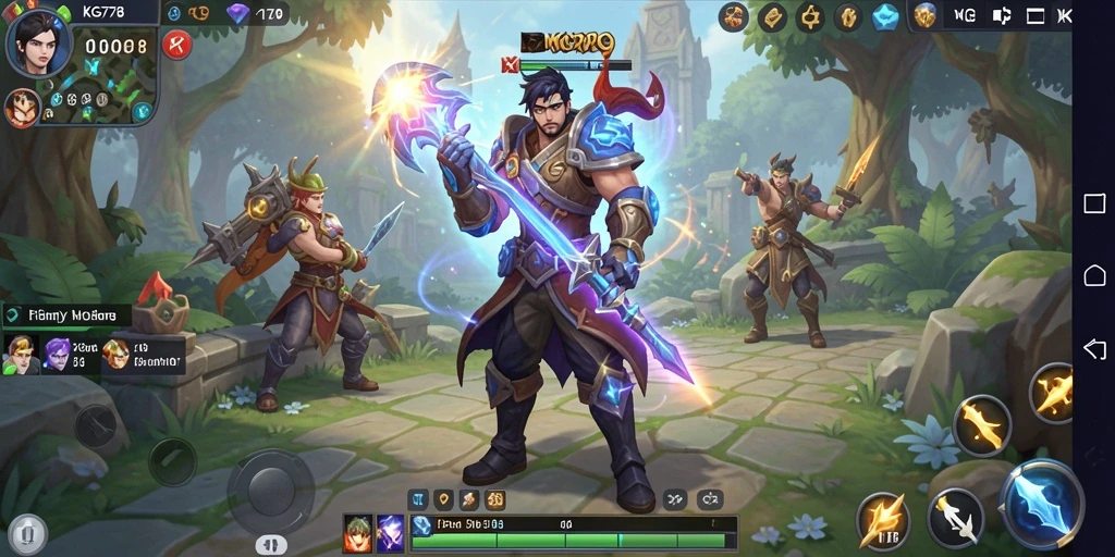 Gameplay seru di KG778 menunjukkan aksi pertempuran MMORPG.