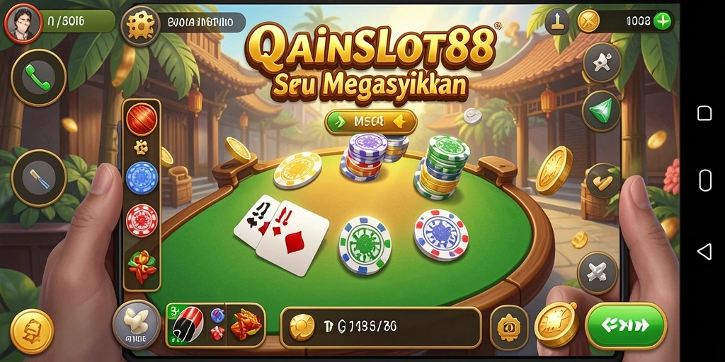 Tampilan menarik dari gameplay QiuQiu di MAINSLOT88.