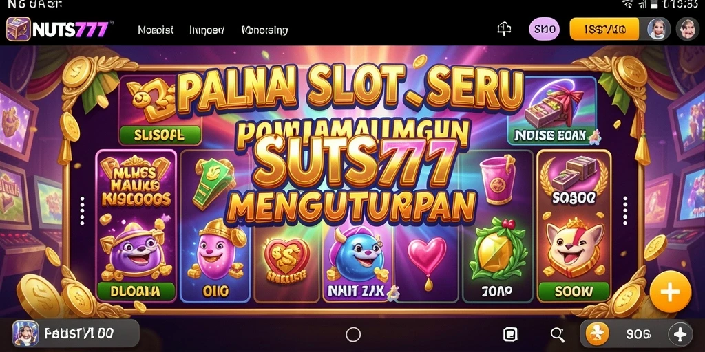 Screenshot game NUTS777 menampilkan momen seru dalam permainan Slot.