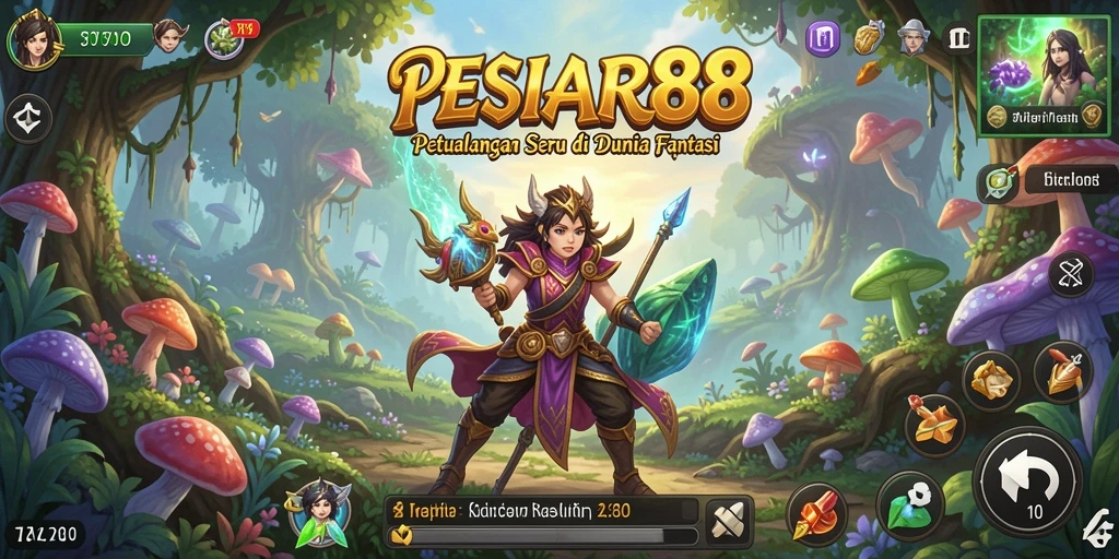 Tampilan gameplay seru PESIAR88 yang penuh aksi.