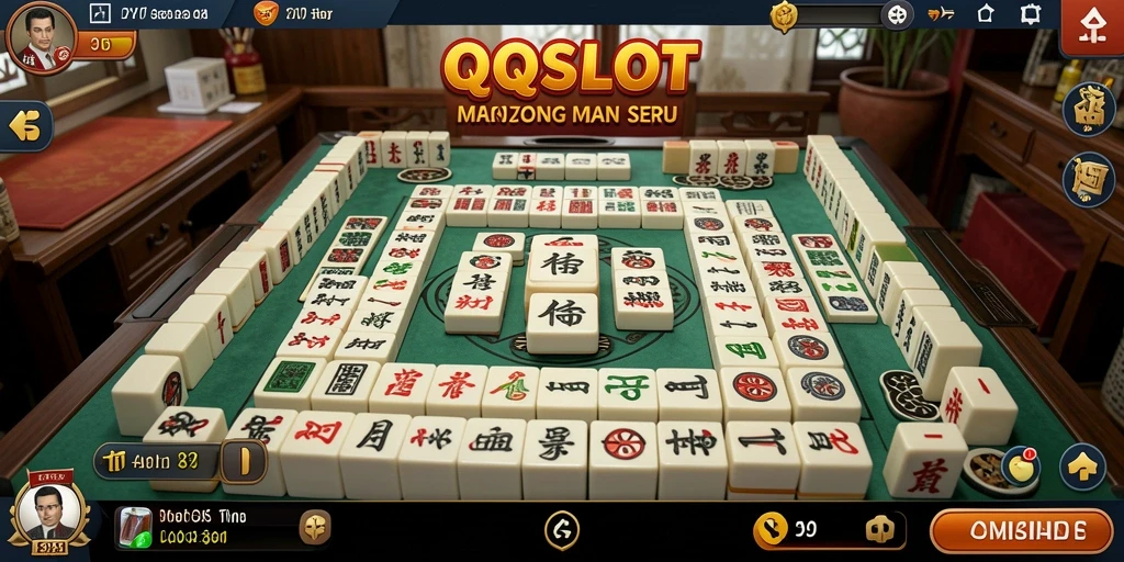 Tampilan gameplay Mahjong yang menarik dan interaktif.