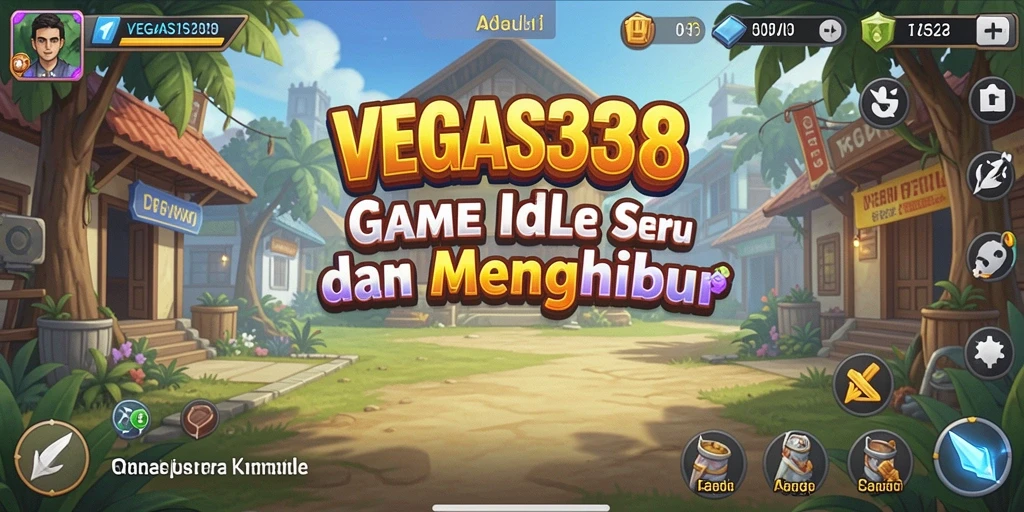 Screenshot utama menunjukkan keseruan gameplay Idle di VEGAS338.